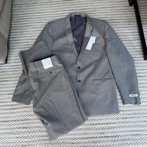 Calvin Klein Gray Suit
